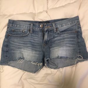 lucky brand frayed jean shorts